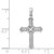 14k White Gold Passion Diamond Cross Pendant PM5064-020-WA