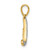 14k w/Rhodium .02ct. Diamond LOVE Pendant PM4940-002-YA