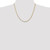 14K 20 inch 3mm Concave Open Figaro with Lobster Clasp Chain LFG080-20