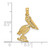 14K 3-D Standing Pelican with Moveable Mouth Charm K7695
