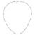 14k White Gold Diamond Station Cable Necklace PM1007-036-WA-16