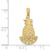 14K BAHAMAS Pineapple Charm K8654