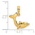 14K Jumping Dolphin Charm K7421