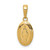 14k Miraculous Medal Charm M2515