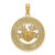14K ANTIGUA, W.I. Circle w/ Frog Charm K7436