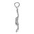 14K White Gold 3-D Pelican Flying Charm K7785W