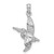 14K White Gold 3-D Pelican Flying Charm K7785W