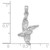 14K White Gold 3-D Pelican Flying Charm K7785W
