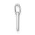 14K White Gold Diamond Letter W Initial Pendant PM8367W-009-WA