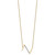 14K Sideways Diamond Initial Z Necklace PM9844Z-017-YA