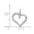 14k White Gold 1/15ct. Diamond Heart Pendant PM4867-008-WA