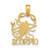 14K SCORPIO Zodiac Charm K8953