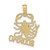14K SCORPIO Zodiac Charm K8953