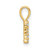 14K Diamond Number 2 Pendant PM8369-2-010-YA