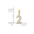 14K Diamond Number 2 Pendant PM8369-2-010-YA