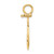 14K 3-D Polished Anchor Charm K7878