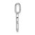 14K White Gold Diamond Letter G Initial Pendant PM8367G-006-WA