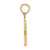 14k Polished Number 21 Pendant NU21