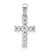 14k White Gold 1/20ct. Diamond Latin Cross Pendant PM4957-006-WA