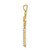 14k Diamond Club Key Pendant PM4944-008-YA