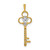 14k Diamond Club Key Pendant PM4944-008-YA