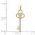 14k Diamond Club Key Pendant PM4944-008-YA
