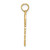 14K Cut-Out Floral Heart Charm K7107
