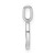14k White Gold Diamond Number 9 Pendant PM8370-9-009-WA