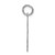 14k Small Satin Number 26 Charm LSS26