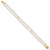 14k 5-6mm White Near Round FW Cultured Pearl 2-strand Bracelet PR13-7.5