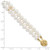 14k 5-6mm White Near Round FW Cultured Pearl 2-strand Bracelet PR13-7.5