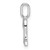 14k White Gold Diamond Number 2 Pendant PM8370-2-007-WA