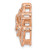 14k Rose Gold Diamond Fancy Flower Chain Slide PM3959-050-RA