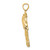 14K 2-D Double Palm Trees Charm K8010
