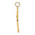14K Cross w/ Filigree Center Charm K8515