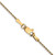 14K 20 inch 1mm Round Parisian Wheat with Lobster Clasp Chain PEN313-20