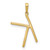 14K Diamond Letter K Initial Pendant PM5222K-010-YA