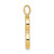 14K Diamond Letter B Initial Pendant PM5222B-013-YA