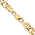 14K 18 inch 6.75mm Open Concave Curb with Lobster Clasp Chain LCR180-18