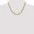 14K 18 inch 6.75mm Open Concave Curb with Lobster Clasp Chain LCR180-18