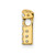 10K  Diamond Letter T Initial Charm PM5221T-010-1YA