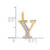10K Diamond Letter Y Initial Pendant PM8365Y-004-1YA