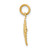 14K w/Rhodium and D/C Filigree Medallion Charm K9506