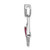 14k White Gold Diamond and Ruby Teardrop Dangle Pendant PM5281-RU-013-WA