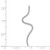 14k White Gold Fancy 1/6ct. Diamond Curved Line Chain Slide PM4815-016-WA