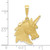 10k Unicorn Head Charm 10ZC1149