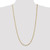 14K 30 inch 4mm Concave Open Figaro with Lobster Clasp Chain LFG100-30