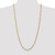 14K 30 inch 4.5mm Concave Open Figaro with Lobster Clasp Chain LFG120-30