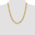 14K 22 inch 8.75mm Concave Open Figaro with Lobster Clasp Chain LFG220-22
