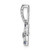 14k White Gold Blue Sapphire and Diamond Star Pendant PM6614-SA-010-WA